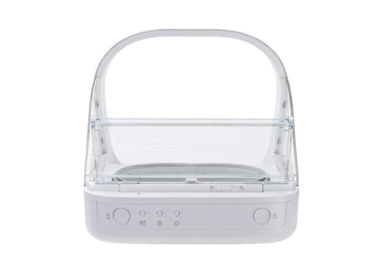 Sure Petcare SureFeed Microchip Pet Feeder Connect, RFID Collar Tags Compatible, Mobile App Control, Works for Wet and Dry Food, White, Hub and 4 x C Cell Batteries Required, Not Included